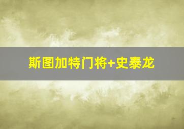斯图加特门将 史泰龙